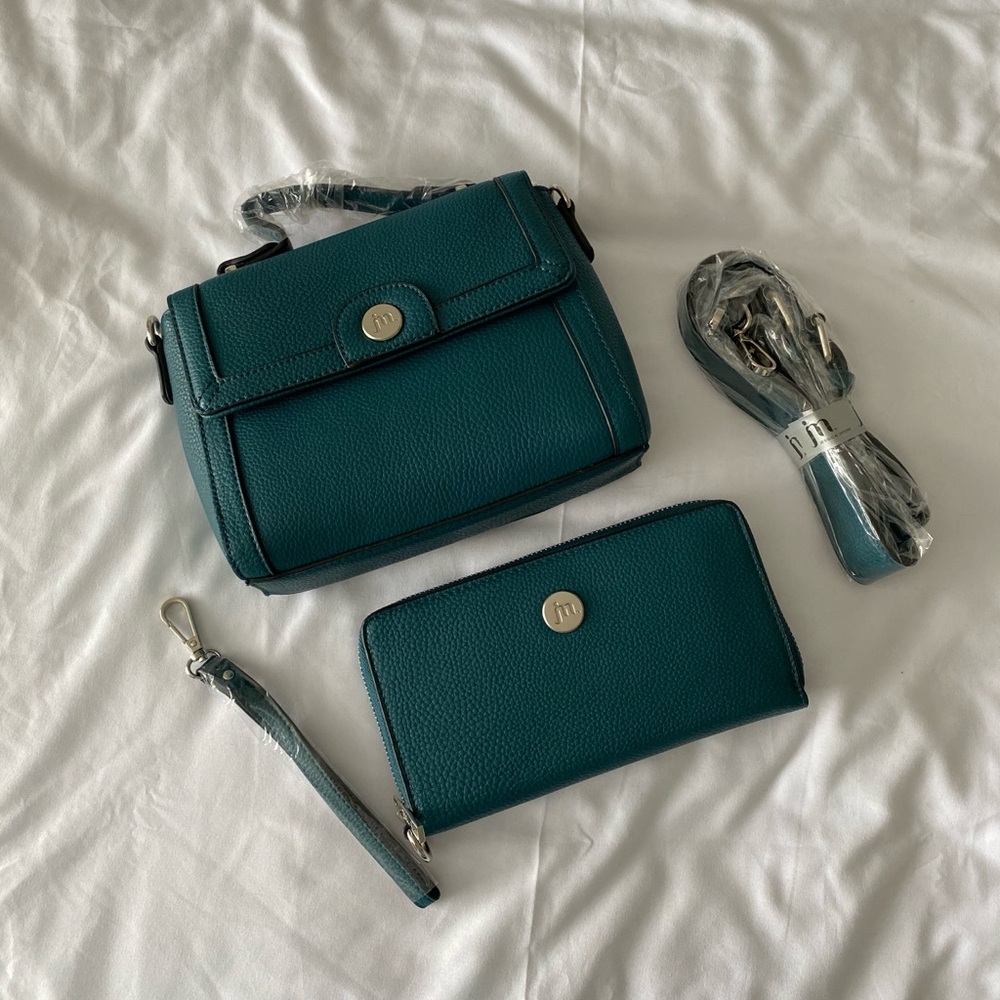 Teal Jessica Moore Crossbody